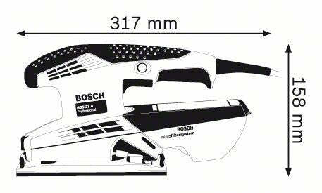 Bosch GSS 23 A levigatrice orbitale