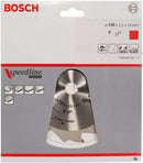 Bosch Speedline Wood lama per sega circolare 150 x 16 x 2,2 mm, 9 denti