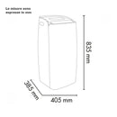 Argo condizionatore con pompa calore Milo Plus New 13.000 Btu/h 3,5 kW