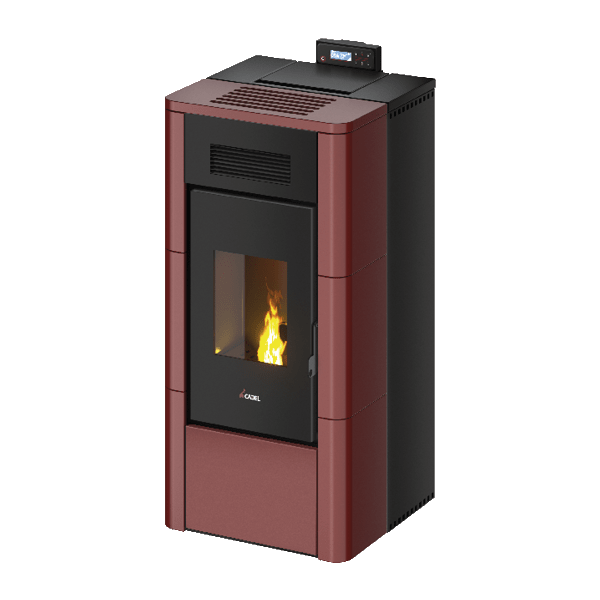 Cadel Idro River 23 termostufa Pellet Hydro maiolica