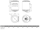 Bosch Junkers Tronic 2000T 50 SLIM scaldabagno elettrico 50 litri