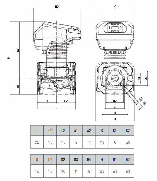 Dab Evoplus B 80/220.40 M circolatore elettronico singolo 260 W