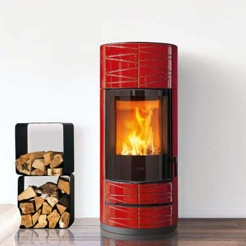 Piazzetta ROUND-M BCS stufa a legna 7,8 kW