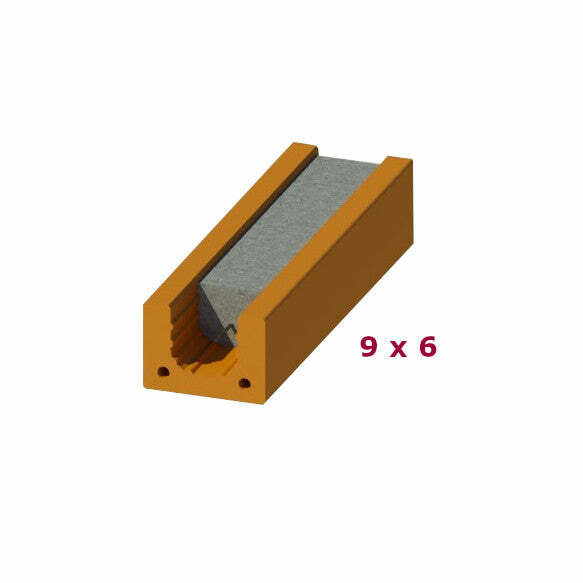 Architrave precompresso ARCO 9 x 6 cm 1,25 m