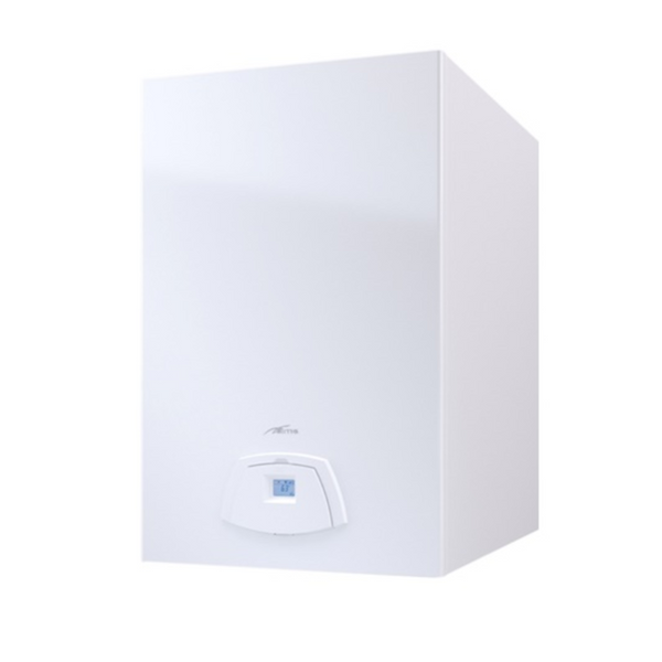 Kit Sime caldaia Edea Hybrid Pro 25/55-8 da 25 kW e pompa di calore SHP M Pro 008