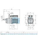 Pompa autoadescante E-NGXM 4/110-PCD Calpeda con sensore elettronico di pressione 0,75 kW