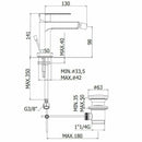 Paffoni Tango TA135CR miscelatore bidet con scarico automatico cromo