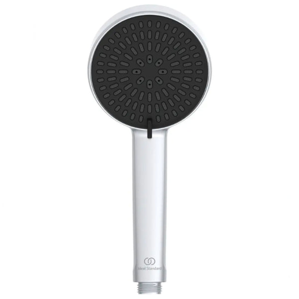 Ideal Standard Ceratherm Alu+ colonna doccia con miscelatore termostatico, doccetta e soffione argento opaco BD583SI