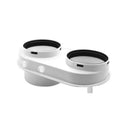 Daikin scarico fumi sdoppiato DN 80/80 per caldaie D2C e D2T