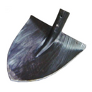 Pala forgiata 28 x 28 cm per ghiaia senza manico