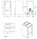 Zanutta VENERE 7 stufa a pellet 7 kW - bianco