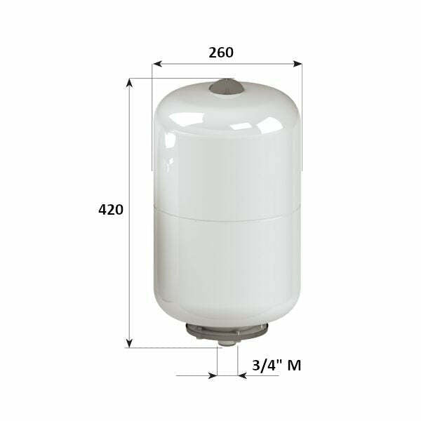 Cimm vaso espansione ACS CE da 18 Litri