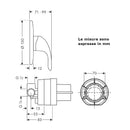 Set doccia incasso completo Focus E 31766000 Hansgrohe