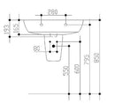 Ideal Standard 21 Lavabo Sospeso 68 x 52 cm