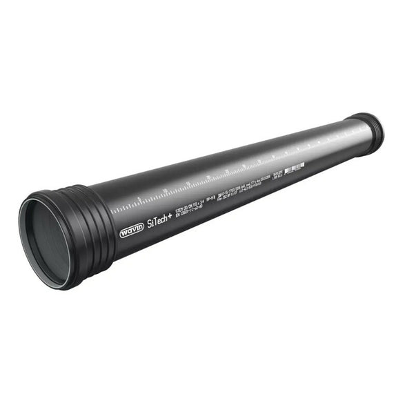 Wavin SiTech+ tubo 2 bicchieri diametro 11 cm da 2 m