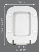 Sedile compatibile Ideal Standard Esedra New bianco
