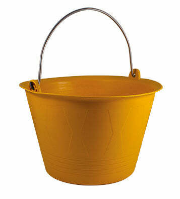 FT secchio muratore 36 cm - 10 litri - giallo