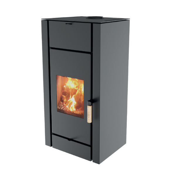 Stufa a legna Efesto Zanutta ventilata 11 kW nero