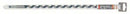Bosch punta per travi in legno, esagonale 14 x 360 x 450 mm, diametro 11.1 mm