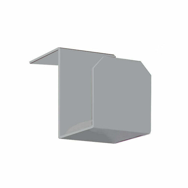 Portagomma quadrato per fontana 42/Q, alluminio - Bel-Fer 42/PGQ.14