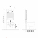 Kariba Tekno PratiKa 6 E modulo installazione autoportante vaso sospeso