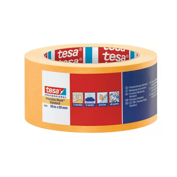 Nastro PRECISION MASK STANDARD 04344 Tesa arancione 50 mm x 50 m