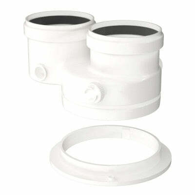 Bosch Junkers adattatore sdoppiato da 80/125 a 80-80 mm in PP