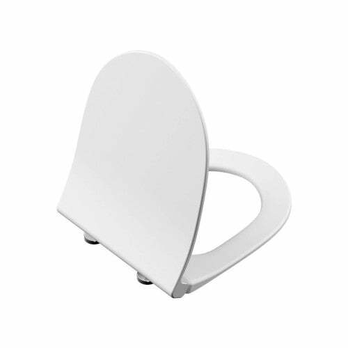 Vitra Sento sedile slim ammortizzato plastica bianco lucido