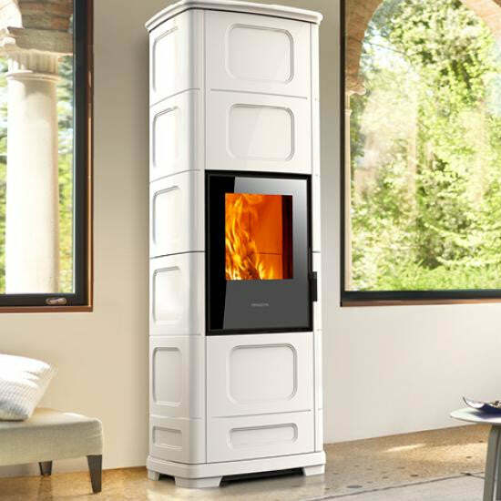 Piazzetta E228 C-H stufa ibrida 8,2 KW scarico posteriore