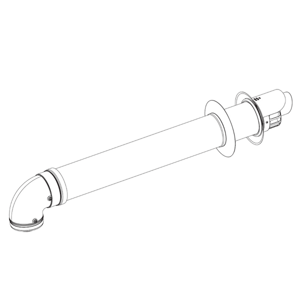 Kit terminale orizzontale Mynute X 20129175 Beretta 60/100 mm