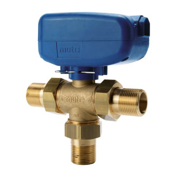 Valvola di zona TMO15-MMM SPST M1S Mut a 3 vie motorizzata con relè 1/2" MM