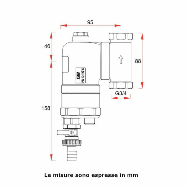 Far defangatore SMART 2272 34 orientabile 3/4"