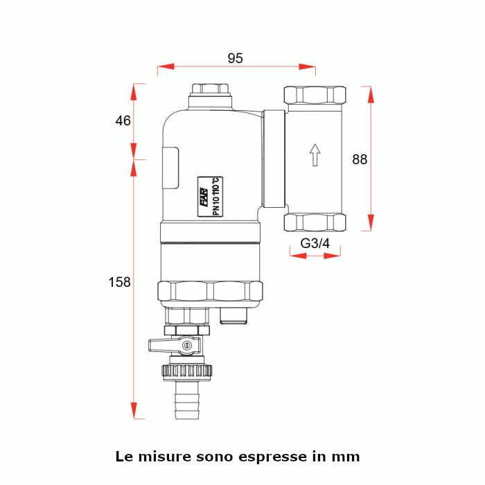 Far defangatore SMART 2272 34 orientabile 3/4"