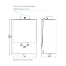 Caldaia a condensazione D2C Daikin D2CND024A1A ultracompatta da 24 kW