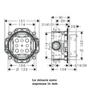 Corpo incasso iBox universal 01700180 Hansgrohe