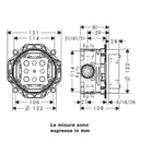 Corpo incasso iBox universal 01700180 Hansgrohe