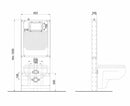 Kariba Karton Pratika 9.0 modulo installazione vaso sospeso per cartongesso