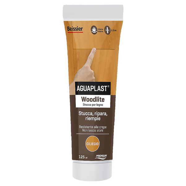 Stucco per legno WOODLITE ciliegio Aguaplast tubo 125 ml