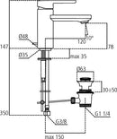 Ideal Standard NEON miscelatore monocomando per lavabo