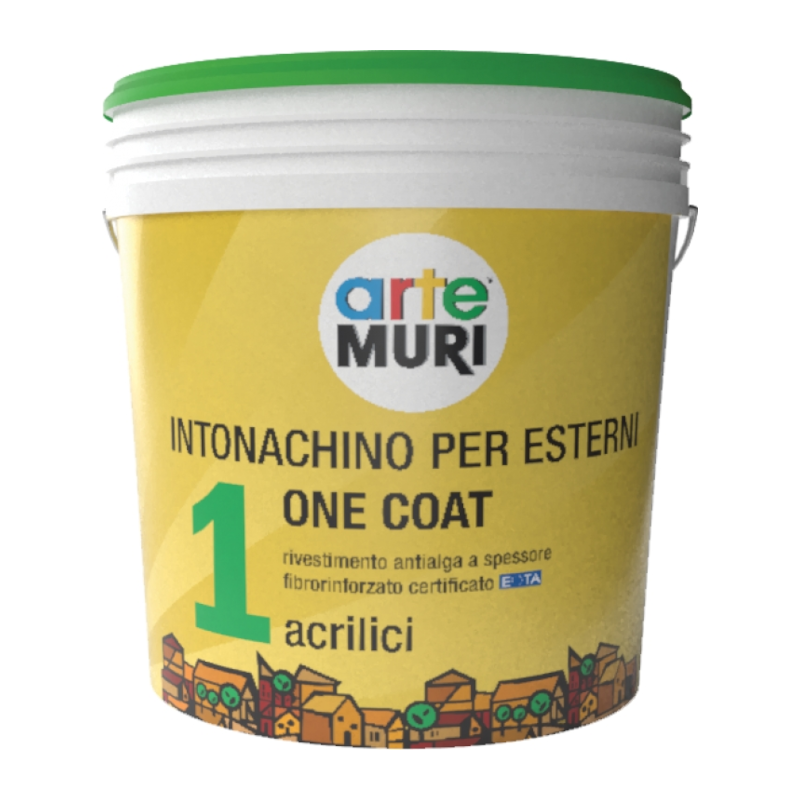 Intonachino antialga per esterni Grigolin ONE COAT neutro 0,7 mm 24 kg