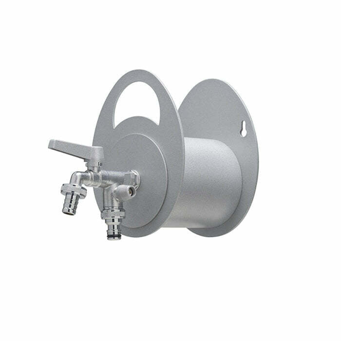 Portatubo murale alluminio con rubinetto - Bel-Fer 42/MU.14