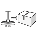 Dremel EZ SC544 SpeedClic disco da taglio per legno 38 mm