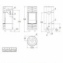Piazzetta ROUND-M BCS stufa a legna 7,8 kW