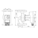 Wilo YONOS MAXO 50/0,5-9 PN 6/10 pompa di ricircolo 280 mm DN50