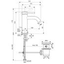 Miscelatore lavabo Ceraline Nuovo BD846AA Ideal Standard con scarico