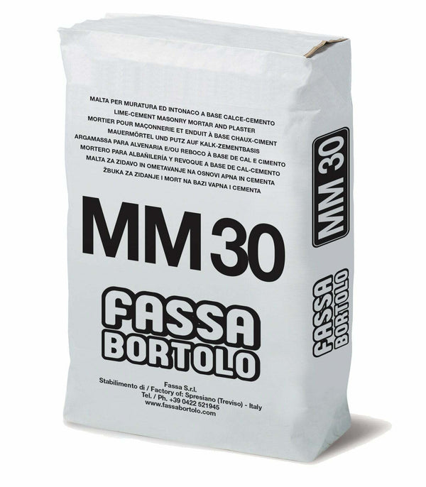 Fassa MM30 malta per muratura in sacco da KG.25