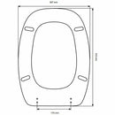 Colbam sedile compatibile con Pozzi Ginori - Italica Astro - bianco