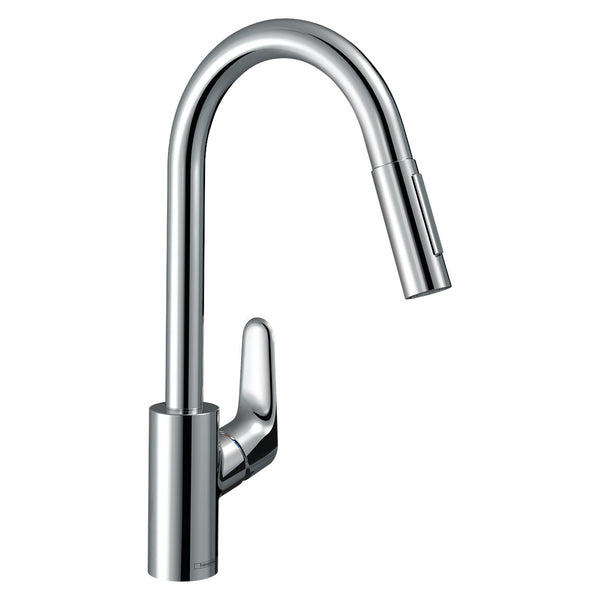 Miscelatore cucina Hansgrohe Focus M41 con doccetta estraibile a 2 getti