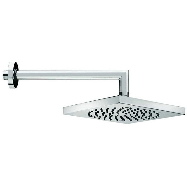 Soffione quadrato Bossini H70720 210 x 210 mm con braccio