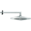 Soffione quadrato Bossini H70720 210 x 210 mm con braccio